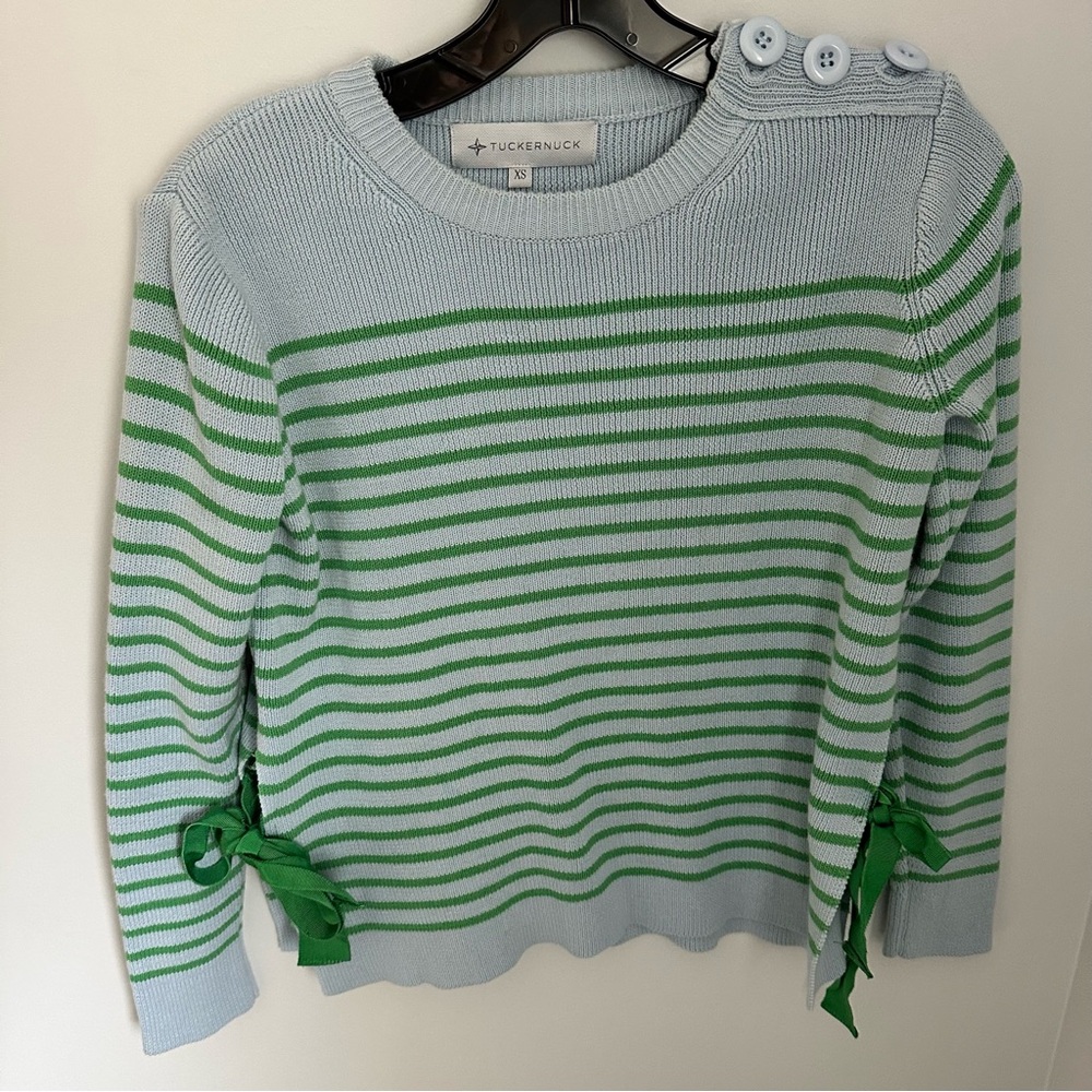 Tuckernuck Brighton Side-Tie Sweater- size Small - Picture 3 of 9